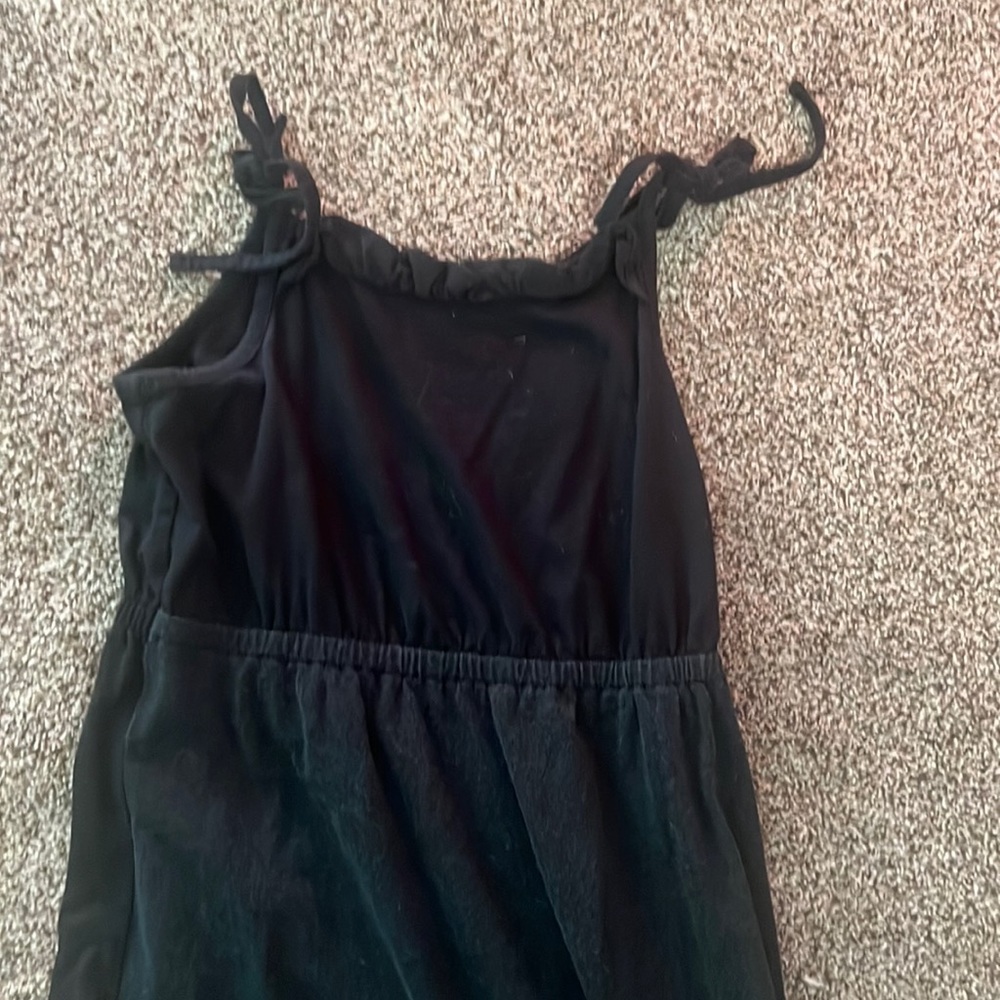 Black & floral Gymboree maxi dress size 8